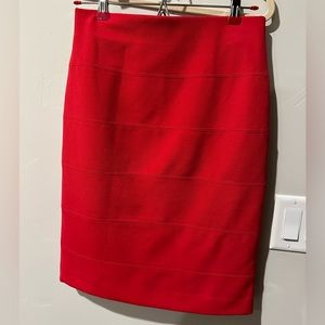 Alfani red skirt